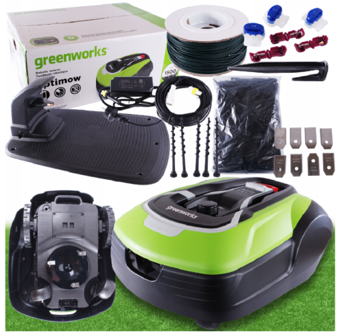 GreenWorks Optimow 10 - Robot koszący GSM 1000 m2