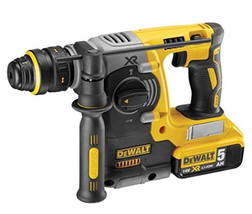 DEWALT DCH274P2T - Akumulatorowa Młotowiertarka 3-funkcyjna z dodatkowym uchwyt