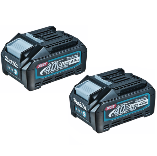 MAKITA 191U00-8 - Zestaw zasilający 40V - 2x akumulator 4.0 Ah +  ładowarka dwuportowa DC40RB