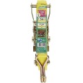 Wolfcraft WF3274000 - Zacisk taśmowy z mechanizmem zapadkowym i hakiem 5 m/1000 kg