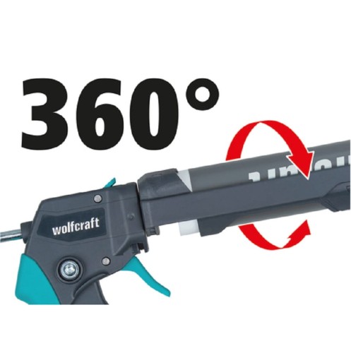 Wolfcraft WF4358000 - Pistolet do gęstych mas uszczelniających MG 550