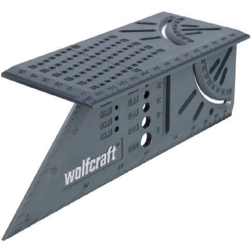 Wolfcraft WF5208000 - Kątownik stolarski japoński 3D
