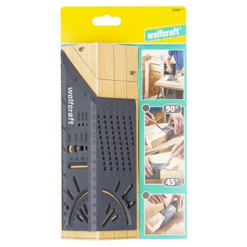 Wolfcraft WF5208000 - Kątownik stolarski japoński 3D
