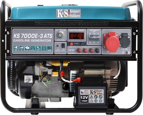 KöNNER&SOHNEN KS 7000E ATS - 3 - Agregat prądotwórczy 3-fazowy z elektrycznym startem 400/230V + ATS