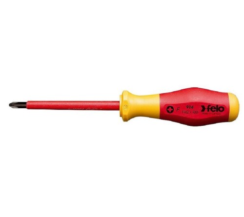FELO FL91420390 - Wkrętak krzyżowy VDE PH 2 - 100 mm