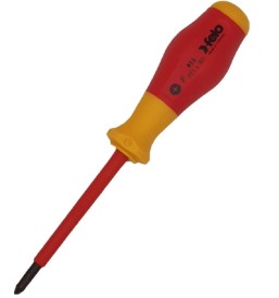 FELO FL91510290 - Wkrętak krzyżowy VDE PZ 1 - 80 mm