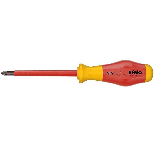 FELO FL91520390 - Wkrętak krzyżowy VDE PZ 2 - 100 mm