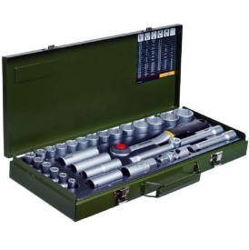 Proxxon PR23000 - Zestaw kluczy nasadowych 1/2'' - 29 elementów
