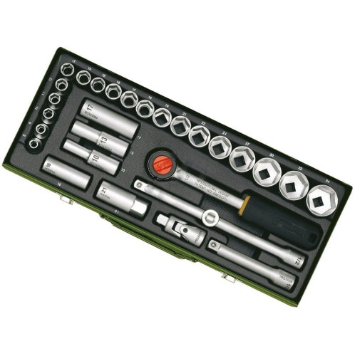 Proxxon PR23000 - Zestaw kluczy nasadowych 1/2'' - 29 elementów
