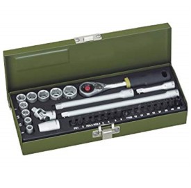 Proxxon PR23078 - Zestaw kluczy nasadowych 1/4'' - 32 elementy