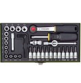 Proxxon PR23080 - Zestaw dla mechaników z grzechotką 1/4'' - 36 elementów