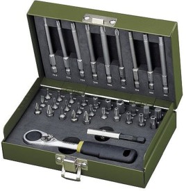Proxxon PR23109 - Zestaw bitów z grzechotką - 36 elementów 1/4"