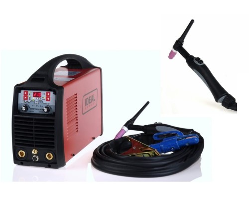 IDEAL EXPERT TIG 210 AC/DC PFC - Spawarka inwertorowa z uchwytem TIG ze zdalną regulacją