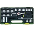 Proxxon PR23280 - Zestaw mechaniki precyzyjnej z grzechotką 1/4'' - 50 elementów