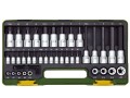 Proxxon PR23290 - Zestaw specjalny do śrub imbusowych i gwiazdkowych 1/2'' i 1/4'' - 42 elementy