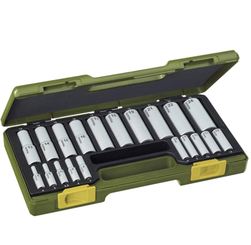 Proxxon PR23292 - Zestaw specjalny nasadek głębokich 1/2'' i 1/4'' - 20 elementów