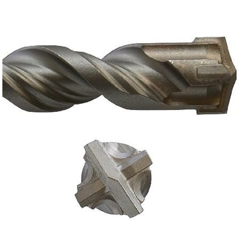 ABRABORO AB00004004 - Wiertło do betonu 4-ostrzowe SDS-Plus 6/210/150 mm