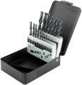 ABRABORO AB00191085 - Zestaw wierteł do metalu HSS-R DIN 338 - 1 - 10 mm - 19 elementów