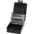 ABRABORO AB00191085 - Zestaw wierteł do metalu HSS-R DIN 338 - 1 - 10 mm - 19 elementów