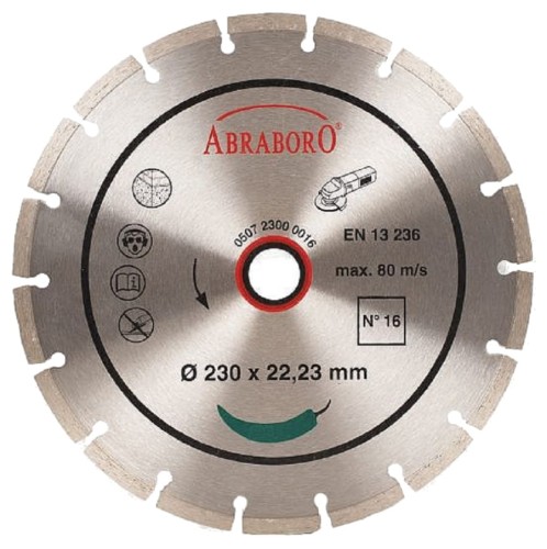 ABRABORO AB12500016 - Tarcza diamentowa 125 x 22/7 N16 / standard