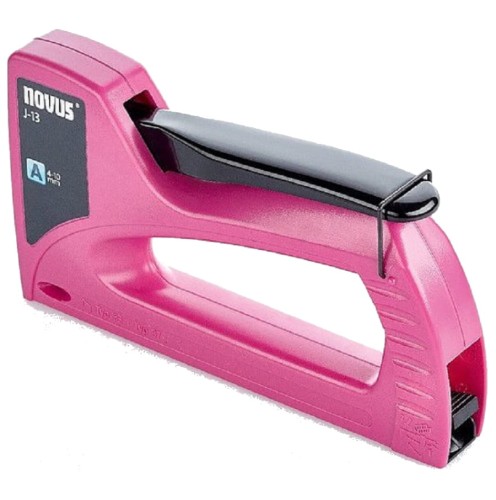 NOVUS J-13 - Zszywacz ręczny różowy 4-10 mm