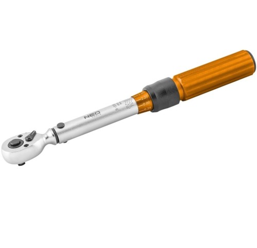 Neo Tools 08-821 - Klucz dynamometryczny dwukierunkowy 1/4'' + nasadki