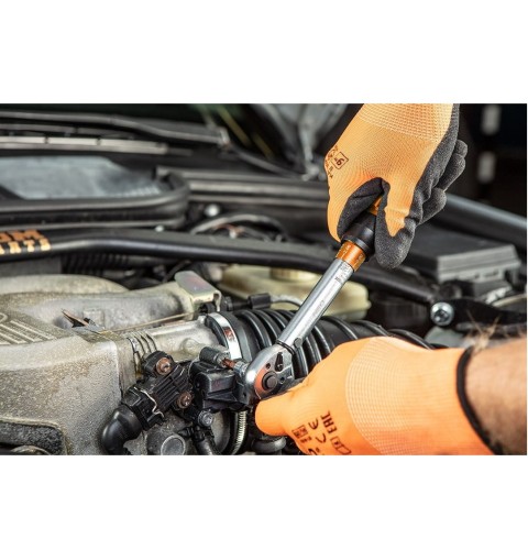 Neo Tools 08-821 - Klucz dynamometryczny dwukierunkowy 1/4'' + nasadki