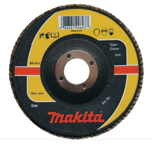 Makita P-65517 - Tarcza listkowa 125 x 22,23 mm, 80G, z nasypem cyrkonowym