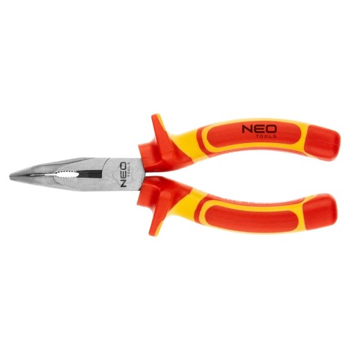 Neo Tools 01-227 - SZCZYPCE WYDŁUŻONE WYGIĘTE 160 MM 1000V /CRV/ POLEROWANE