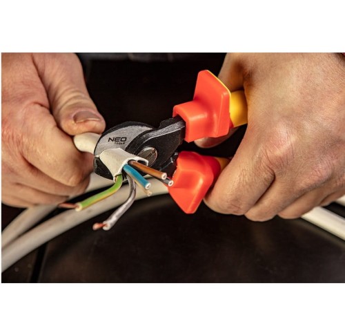Neo Tools 01-233 - SZCZYPCE DO CIĘCIA KABLI 160 MM 1000V/ CRV/ POLEROWANE
