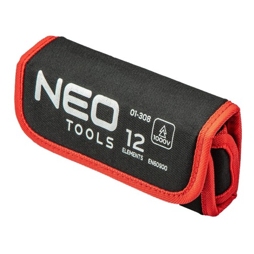 Neo Tools 01-308 - KOŃCÓWKI WKRĘTAKOWE Z UCHWYTEM 1000V - 12 elementów