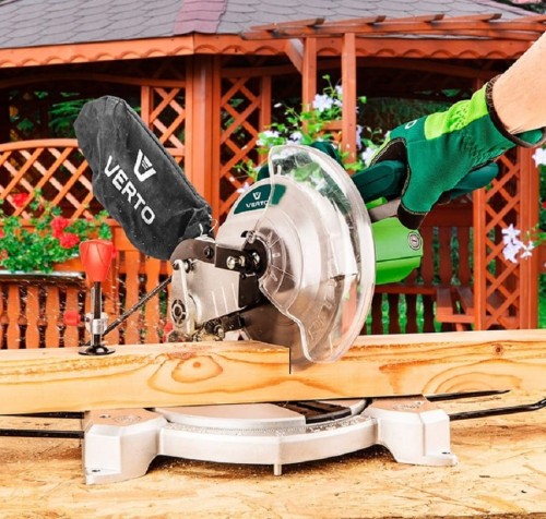 Verto 52G206 - Piła ukośna 210 MM