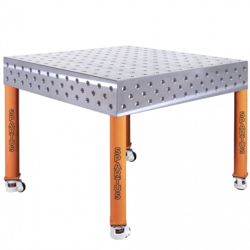 Spartus SP28C-12-12-620M  - Stół spawalniczy Ferros 3D z kółkami - 1200 x 1200 x 200 mm