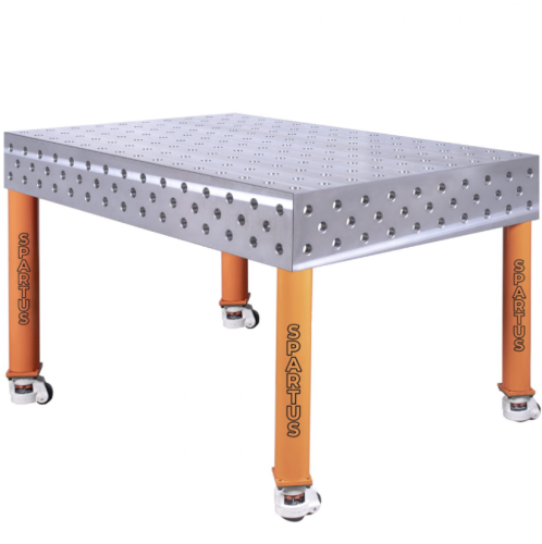 Spartus SP28W-15-10-620M - Stół spawalniczy Hermes 3D z kółkami - 1500 x 1000 x 200 mm