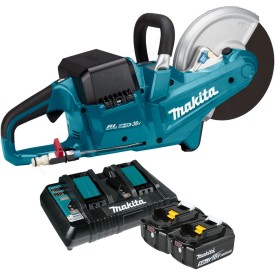 Makita DCE090T2X1 - Akumulatorowa przecinarka tarczowa 2x 18 V 230 MM