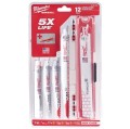 MILWAUKEE 49222229 - Brzeszczoty do drewna/metalu - 12 szt