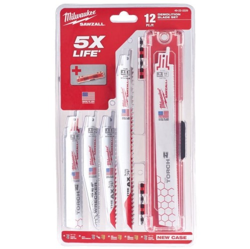 MILWAUKEE 49222229 - Brzeszczoty do drewna/metalu - 12 szt