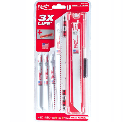 MILWAUKEE 49222211 - Brzeszczoty do drewna/metalu - 10 szt