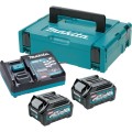 Makita 191J81-6 - Zestaw zasilający 2x 40V /2.5 Ah + szybka ładowarka DC40RA