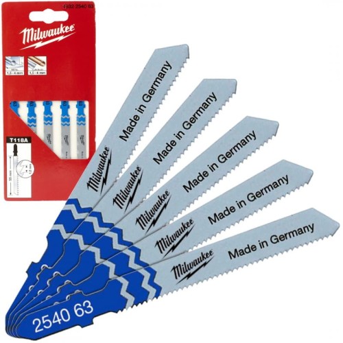 Milwaukee 4932254063 - Brzeszczoty do metalu T118A 55 mm - 5 szt