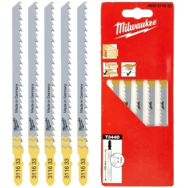Milwaukee 4932254071 - Brzeszczoty T111C drewno PCV 75mm 5szt