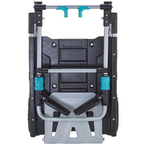 Wolfcraft TS 2500 - Składany wózek-taczka transportowy 2w1 / max 200 kg