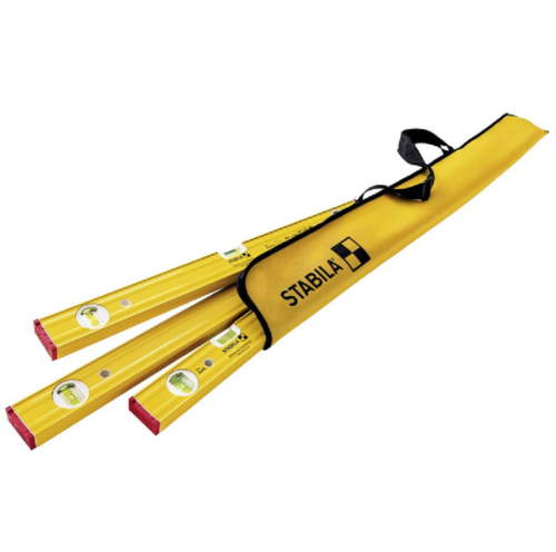 Stabila SA19714 - Zestaw 3 poziomic 80AS - 120 cm/60 cm/30 cm w pokrowcu