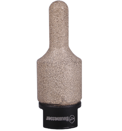 Baumesser 910583552159 - Frez konturowy do gresu i ceramiki GF-V 10/25 x 50 x M14 Contour PRO