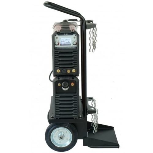 IDEAL EXPERT TIG 220 AC/DC PULSE W LCD - Spawarka inwertorowa TIG + chłodnica + wózek