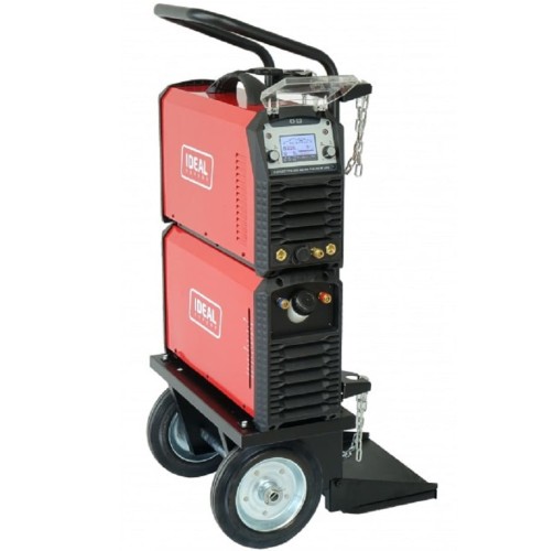 IDEAL EXPERT TIG 220 AC/DC PULSE W LCD - Spawarka inwertorowa TIG + chłodnica + wózek