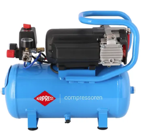 AirPress LMO 15-210 - Wyciszony kompresor bezolejowy dwutłokowy 15 L