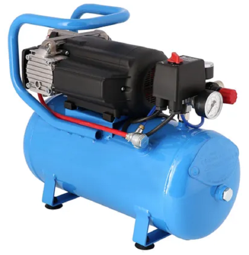 AirPress LMO 15-210 - Wyciszony kompresor bezolejowy dwutłokowy 15 L