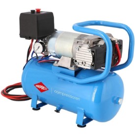 AirPress DC 12-180/15 - Wyciszony kompresor samochodowy bezolejowy 12 V / 15 L