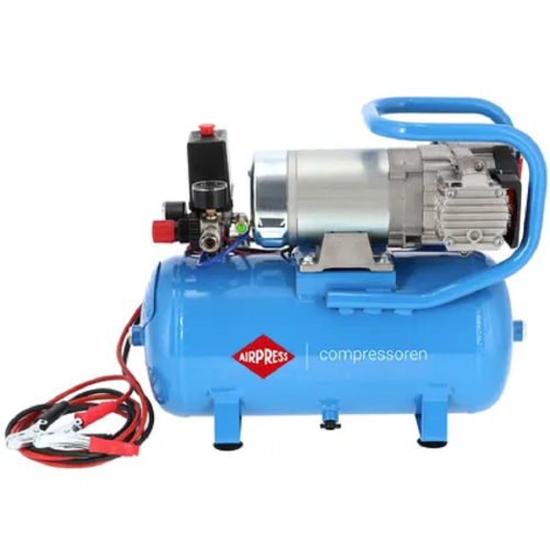 AirPress DC 24-225/15  - Cichy kompresor bezolejowy dwutłokowy 24 V / 15 L